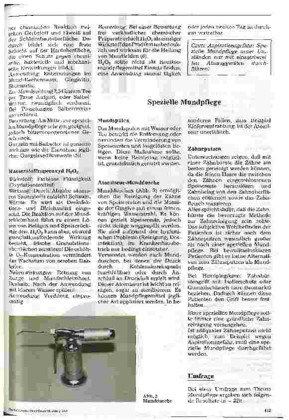 Vorschauseite 6: Allgemeine und spezielle Mundpflege