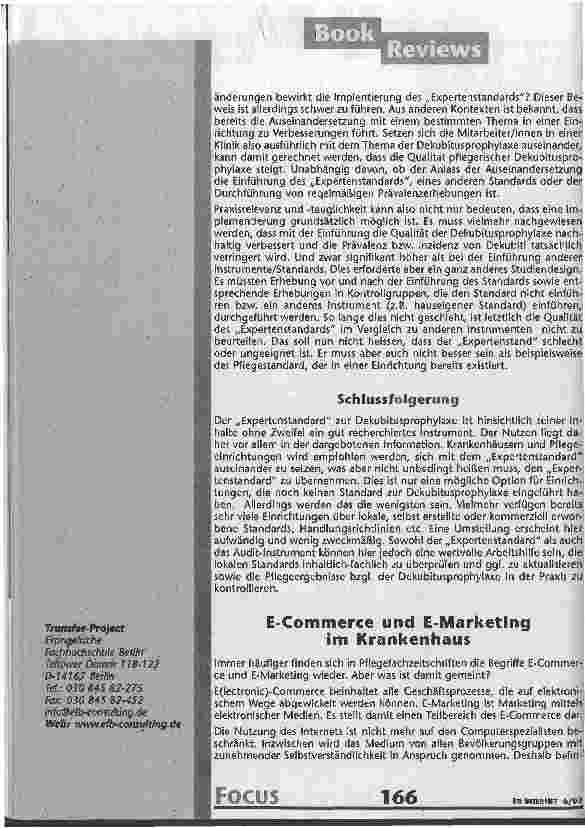 Vorschauseite 2: Expertenstandard Dekubitusprophylaxe in der Pflege