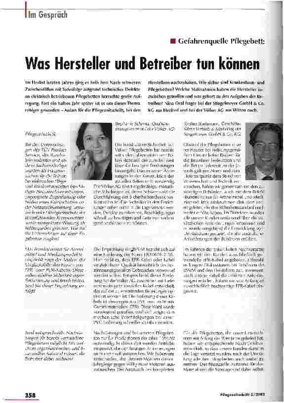Vorschauseite 1: Was Hersteller und Betreiber tun können