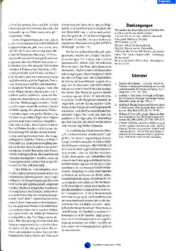 Vorschauseite 6: Ermittlung der Barriereeigenschaften gegenüber Bakterien Teil III