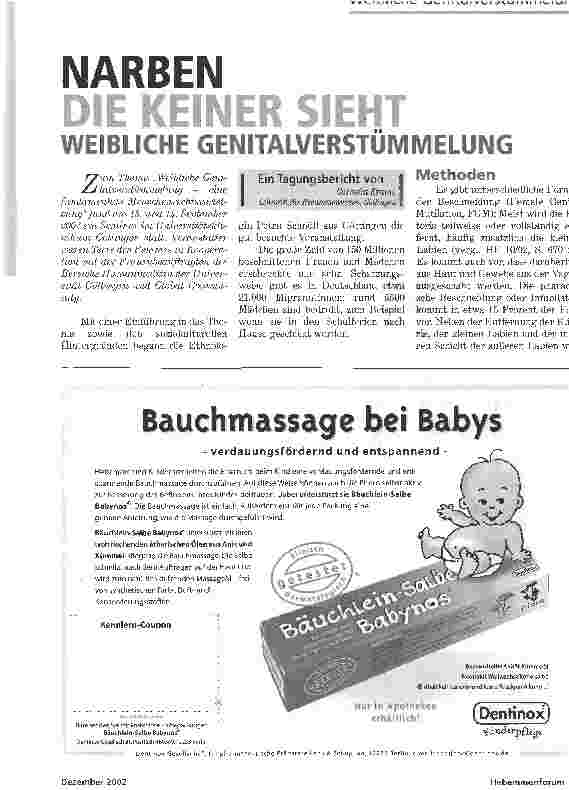 Vorschauseite 1: NARBEN DIE KEINER SIEHT WEIBLICHE GENITALVERSTUMMELUNG