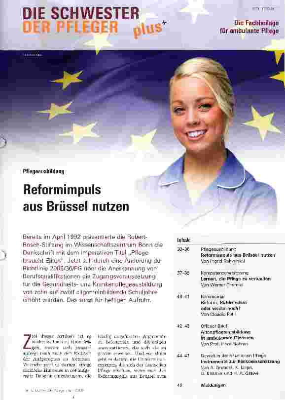 Vorschauseite 1: Reformimpuls aus Brüssel nutzen