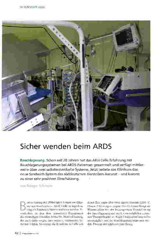 Vorschauseite 1: Sicher wenden beim ARDS