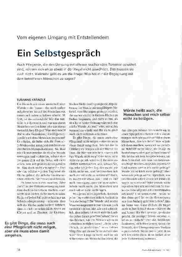Vorschauseite 1: Ein Selbstgespräch