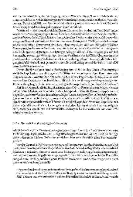 Vorschauseite 6: Was ist Individualisierte Medizin? -Zur terminologischen Justierung eines schillerndenBegriffs
