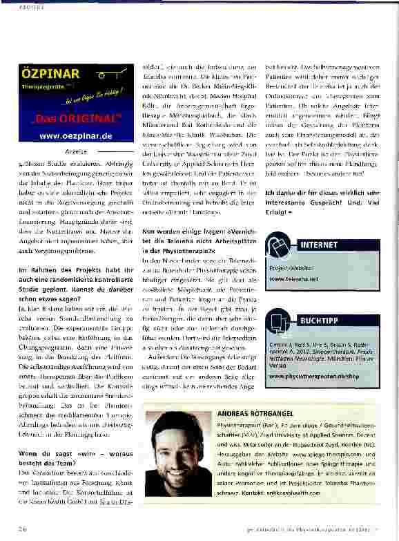 Vorschauseite 4: PAtient Centered Telerehabilitation - PACT
