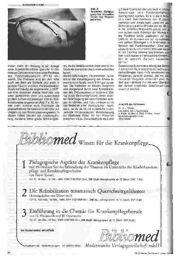 Vorschauseite 4: Gefäßzugänge bei Dialysepatienten