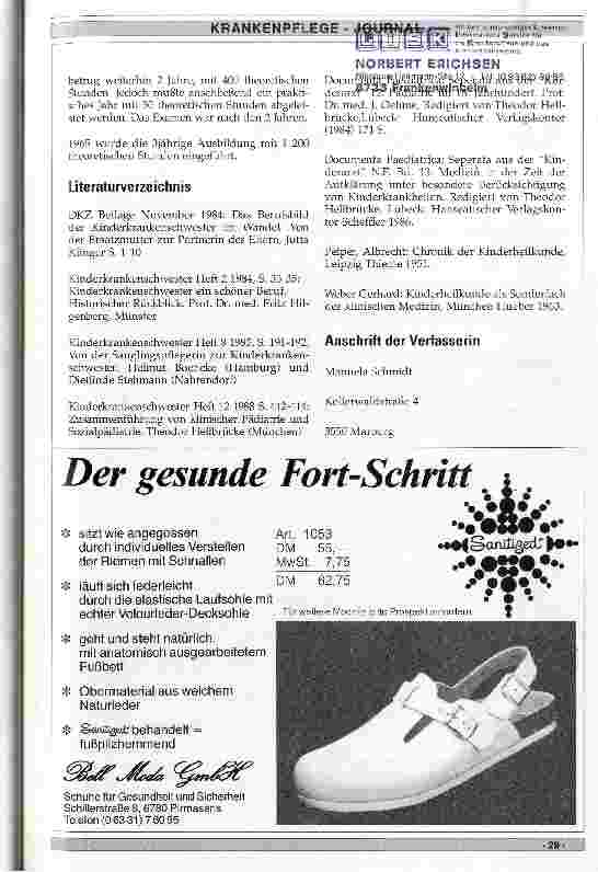 Vorschauseite 4: Historische Entwicklung der Kinderklinik