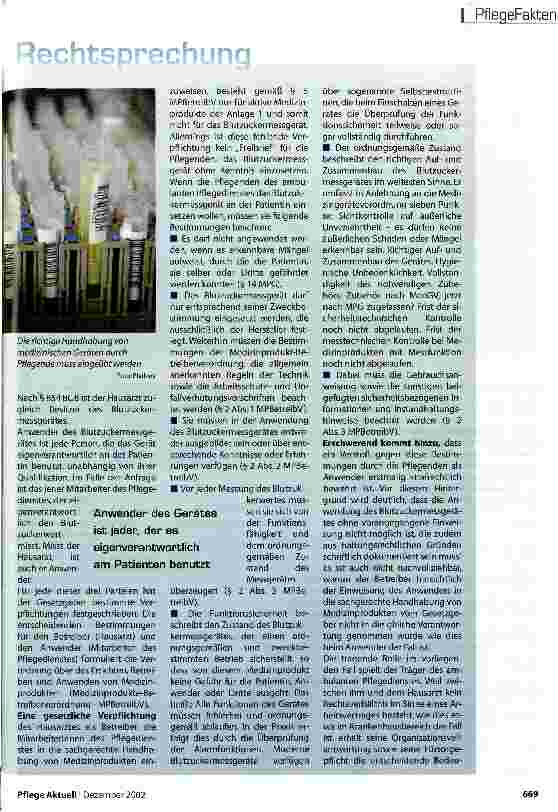 Vorschauseite 2: Keine Anwendung ohne Einweisung