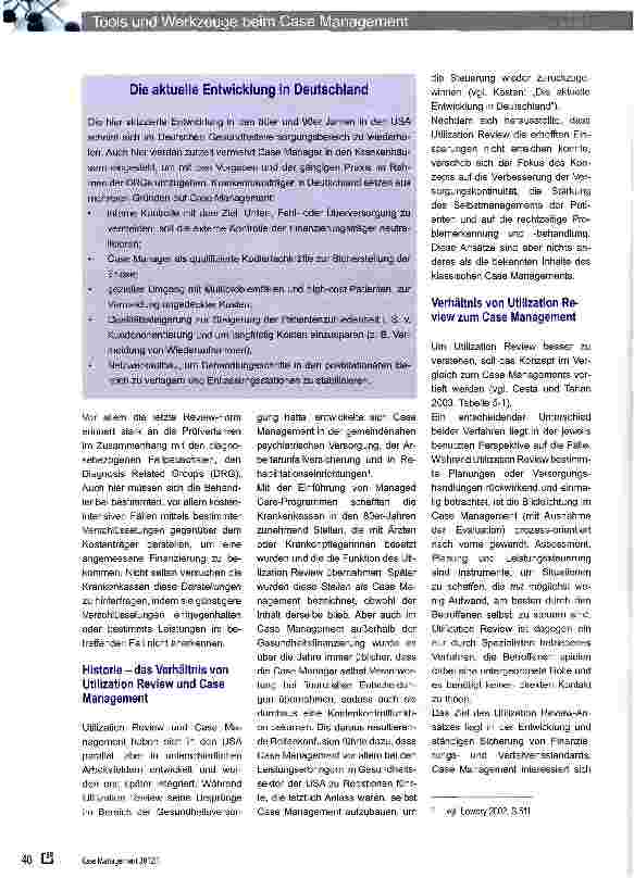 Vorschauseite 2: Tools und Werkzeuge beim Case Management