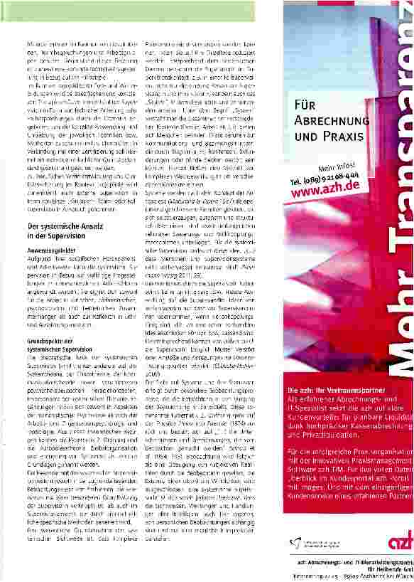 Vorschauseite 2: Einblicke in die systemische Supervision