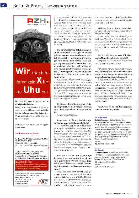 Vorschauseite 3: Entscheidungsfindung beim späten Schwangerschaftsabbruch Es soll nicht leicht sein