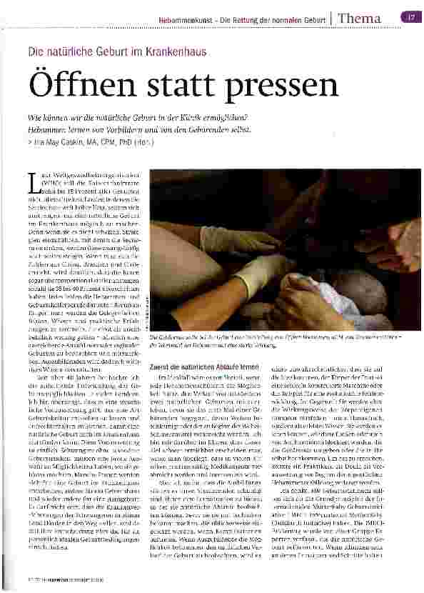 Vorschauseite 1: Öffnen statt pressen