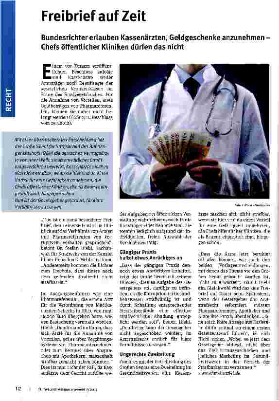 Vorschauseite 1: Freibrief auf Zeit