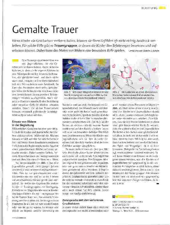 Vorschauseite 1: Gemalte Trauer