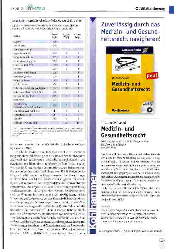 Vorschauseite 4: Konzeption eines internen Berichtswesens für die Kliniken der Stadt Köln gGmbH zu den Ergebnissen der