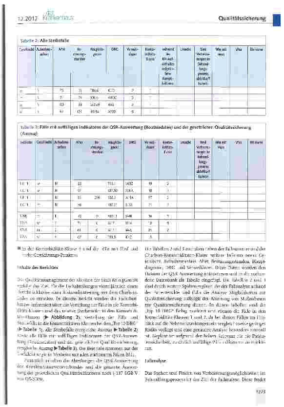 Vorschauseite 6: Konzeption eines internen Berichtswesens für die Kliniken der Stadt Köln gGmbH zu den Ergebnissen der