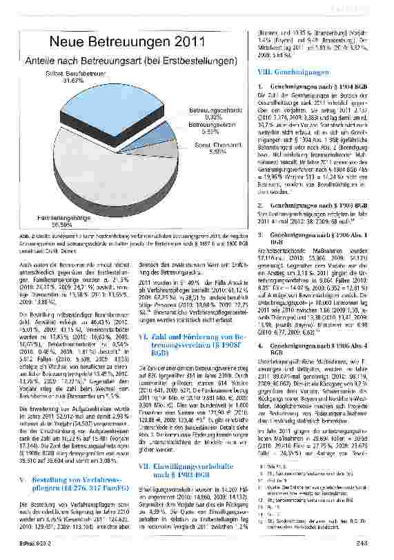 Vorschauseite 2: Betreuungszahlen 2011