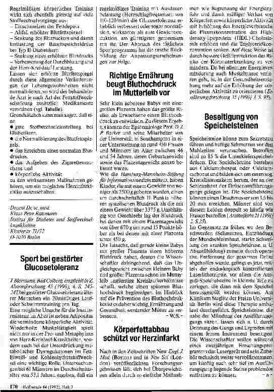 Vorschauseite 3: Das metabolische Syndrom - Klinik und Therapie