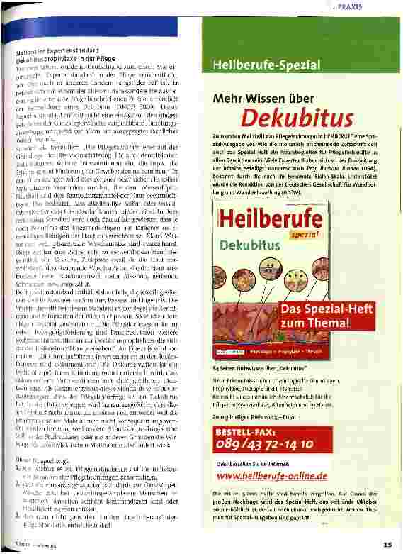 Vorschauseite 4: Sinn und Unsinn von Pflegestandards