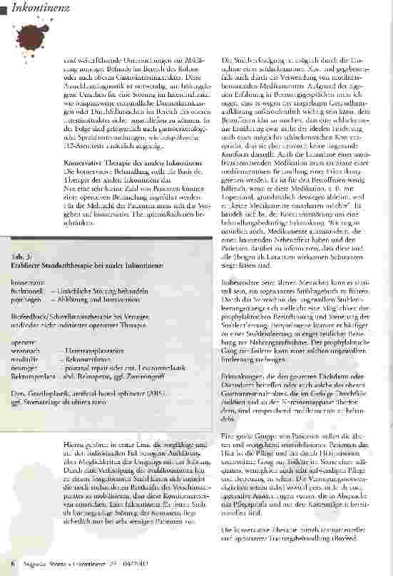 Vorschauseite 4: Stuhlinkontinenz