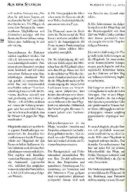 Vorschauseite 5: Untersuchung des Menschenbildes Humanistische Pflege Nach Paterson und Zderad