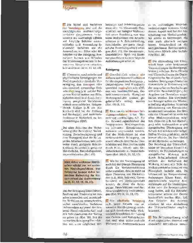 Vorschauseite 3: Anforderungen an die Hygiene bei der Aufbereitung von Medizinprodukten