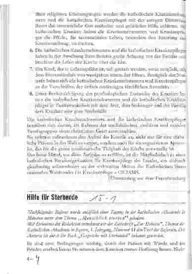 Vorschauseite 1: Hilfe für Sterbende