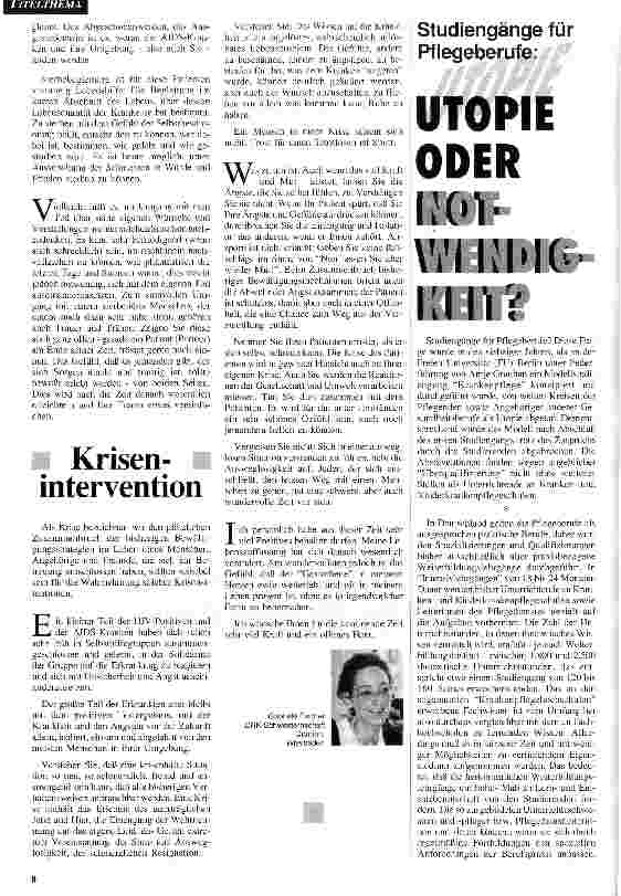 Vorschauseite 2: Die psychosoziale Begleitung von AIDS-Patienten