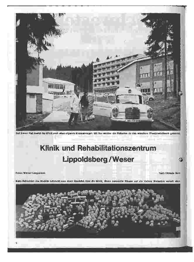 Vorschauseite 1: Klinik und Rehabilitationszentrum Lippoldsberg / Weser