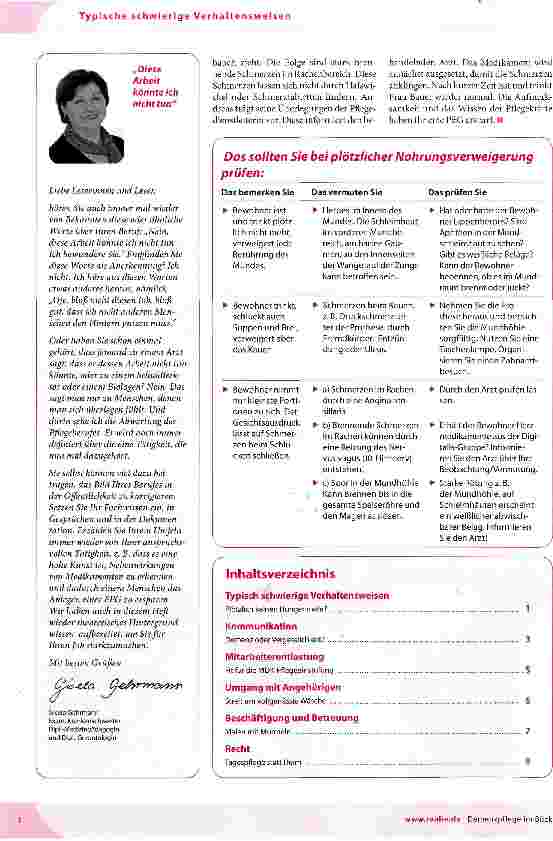 Vorschauseite 2: Plötzlich keinen Hunger mehr?