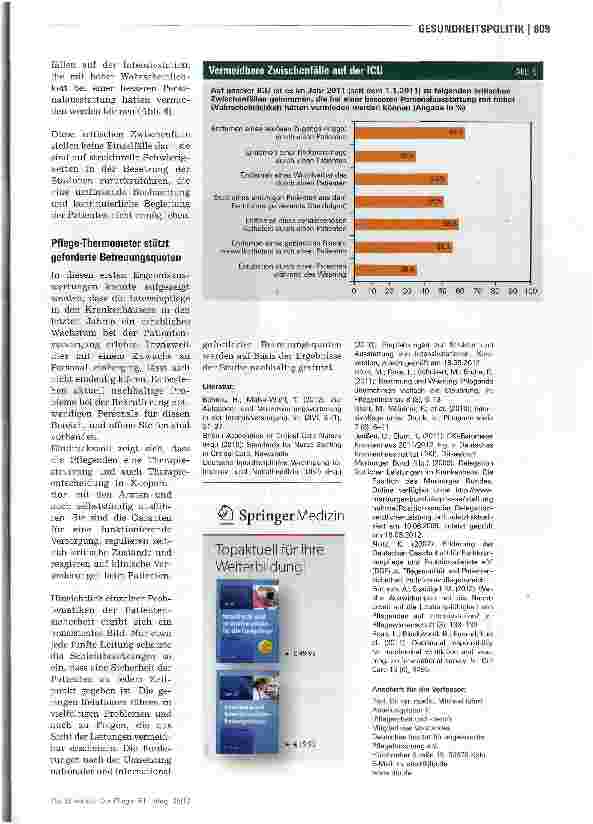 Vorschauseite 6: Riskante Personalsituation auf Intensivstationen