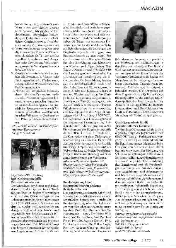 Vorschauseite 2: Fachinformationen des Paritätischen Wohlfahrtsverbandes