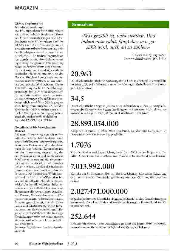 Vorschauseite 5: Fachinformationen des Paritätischen Wohlfahrtsverbandes