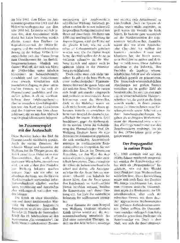 Vorschauseite 2: Pharma, Pillen und Profite
