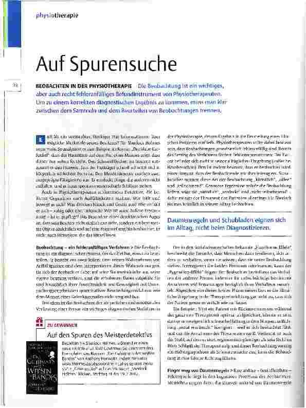 Vorschauseite 1: Auf Spurensuche