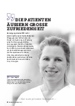 Vorschauseite 1: Die Patienten äußern große Zufriedenheit.