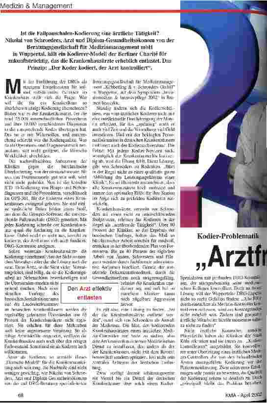 Vorschauseite 1: Arztfremde Tätigkeit