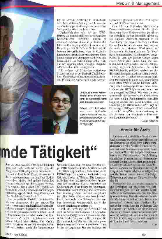 Vorschauseite 2: Arztfremde Tätigkeit