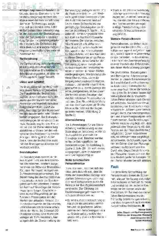 Vorschauseite 5: Von Pi mal Daumen und Personalkosten Planung und Controlling des Personalaufwands im Krankenhaus
