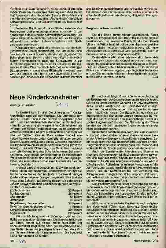 Vorschauseite 2: Neue Kinderkrankheiten
