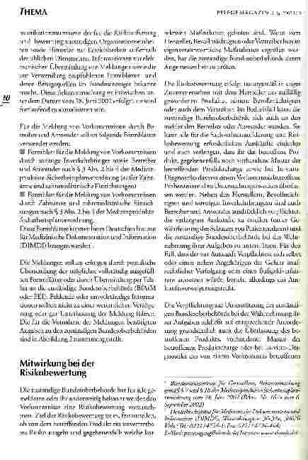 Vorschauseite 5: Die Medizinprodukte-Sicherheitsplanverordnung (MPSV) Konsequenzen für Betreiber und Anwender