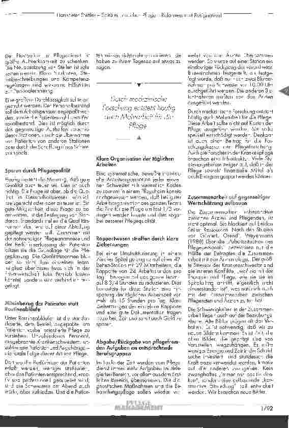 Vorschauseite 5: Spitäler brauchen Pflege - Reformen statt Resignation!