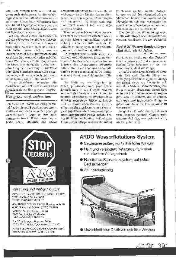 Vorschauseite 2: Gadanken zum Stand der Altenpflege