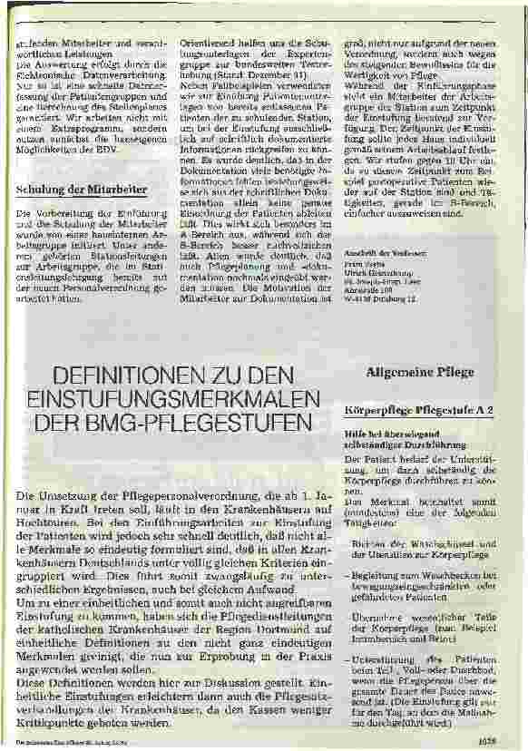 Vorschauseite 4: Praktische Umsetzung der neuen Personalverordnung