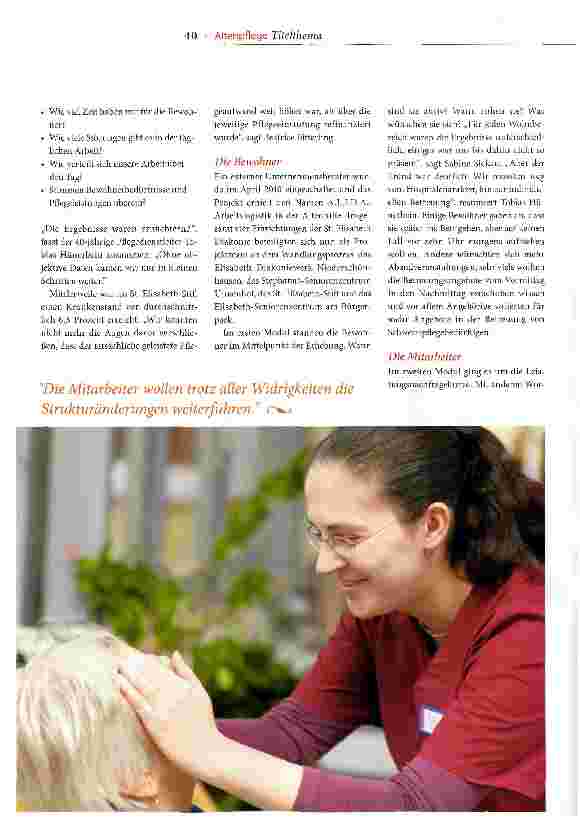 Vorschauseite 2: Mehr Zeit für Pflege