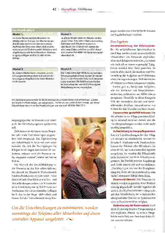 Vorschauseite 4: Mehr Zeit für Pflege