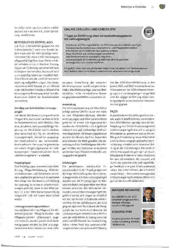 Vorschauseite 2: GUTE PFLEGEKRÄFTE GEWINNEN UND BINDENMitarbeiter intelligent belohnen
