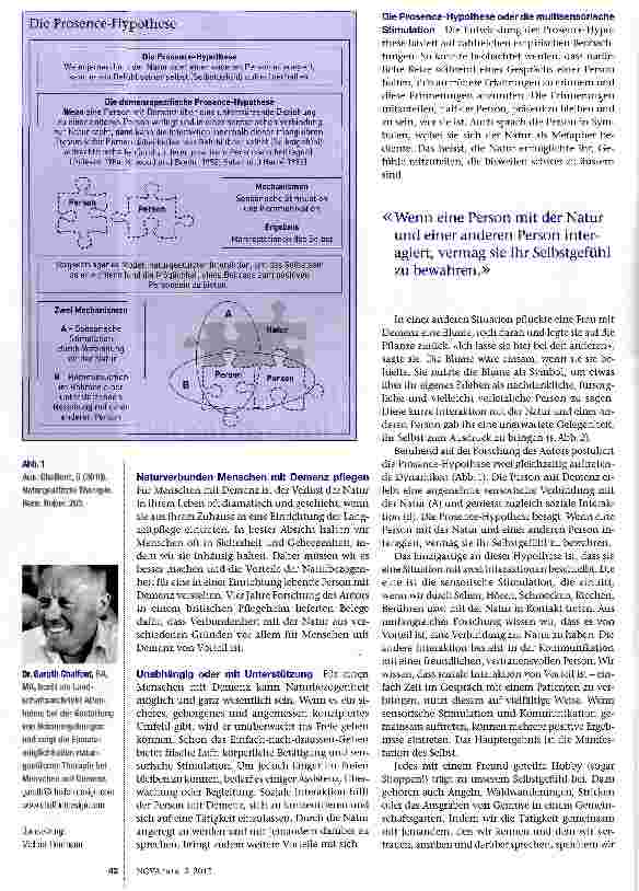 Vorschauseite 2: Naturverbundenheit ermöglicht sinnstiftende Begegnungen und Interaktionen