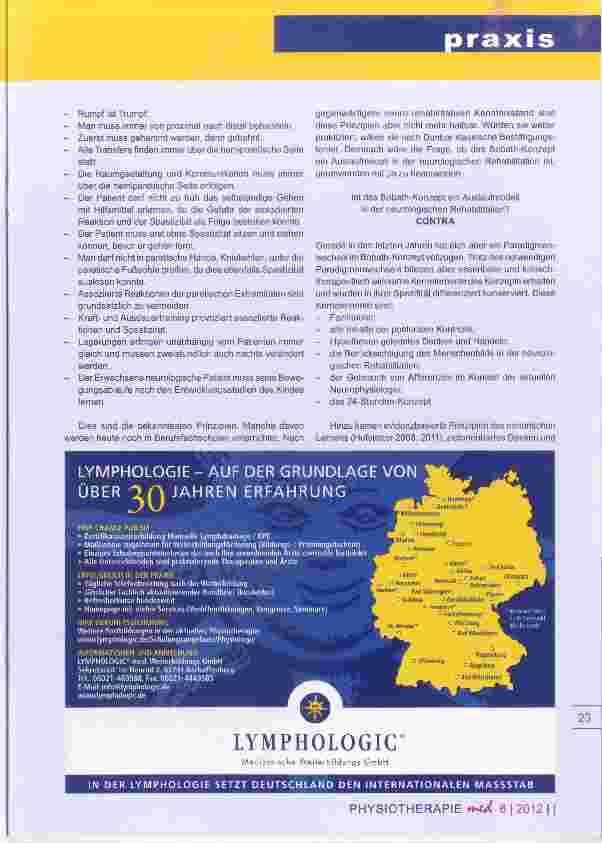 Vorschauseite 3: Das Bobath-Konzept ein Auslaufmodell in der neurologischen Rehabilitation von Erwachsenen?